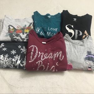 Old Navy Long Sleeve Graphic Tee Lot